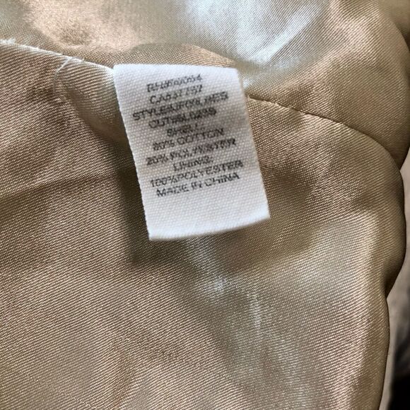 Billabong Women’s Double Breasted Coat, Hooded in Cream, Size Small - Picture 11 of 14